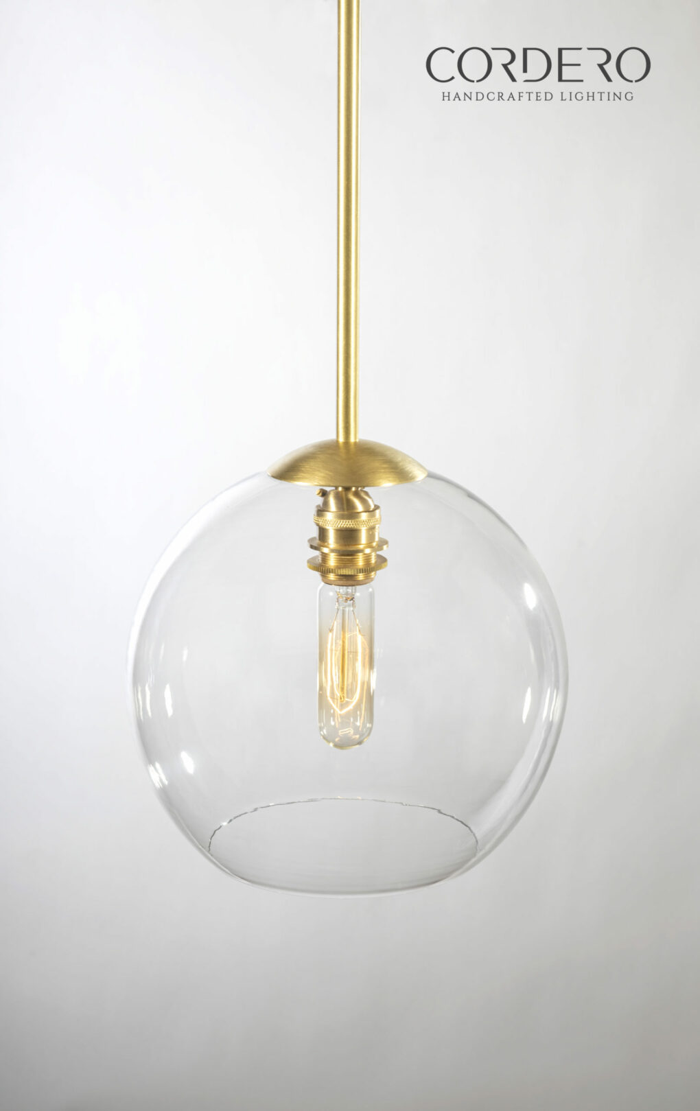 Brushed Brass Pendant Light
