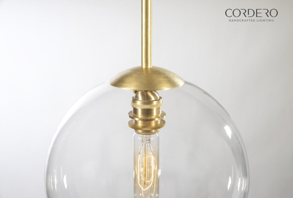 Brushed Brass Light Fixture
