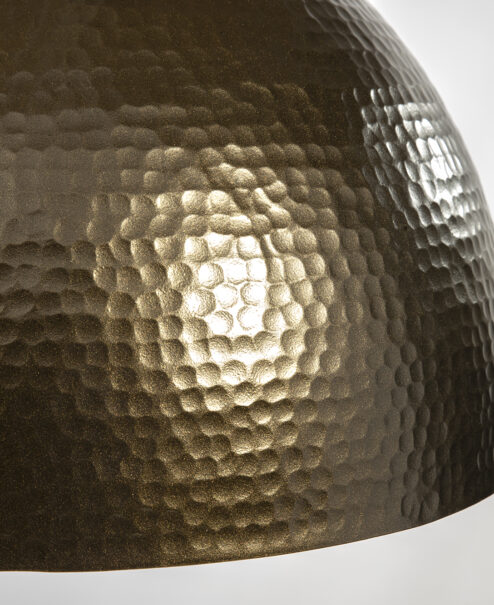Hammered Light Fixture