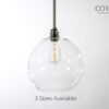 Clear Globe Pendant Light