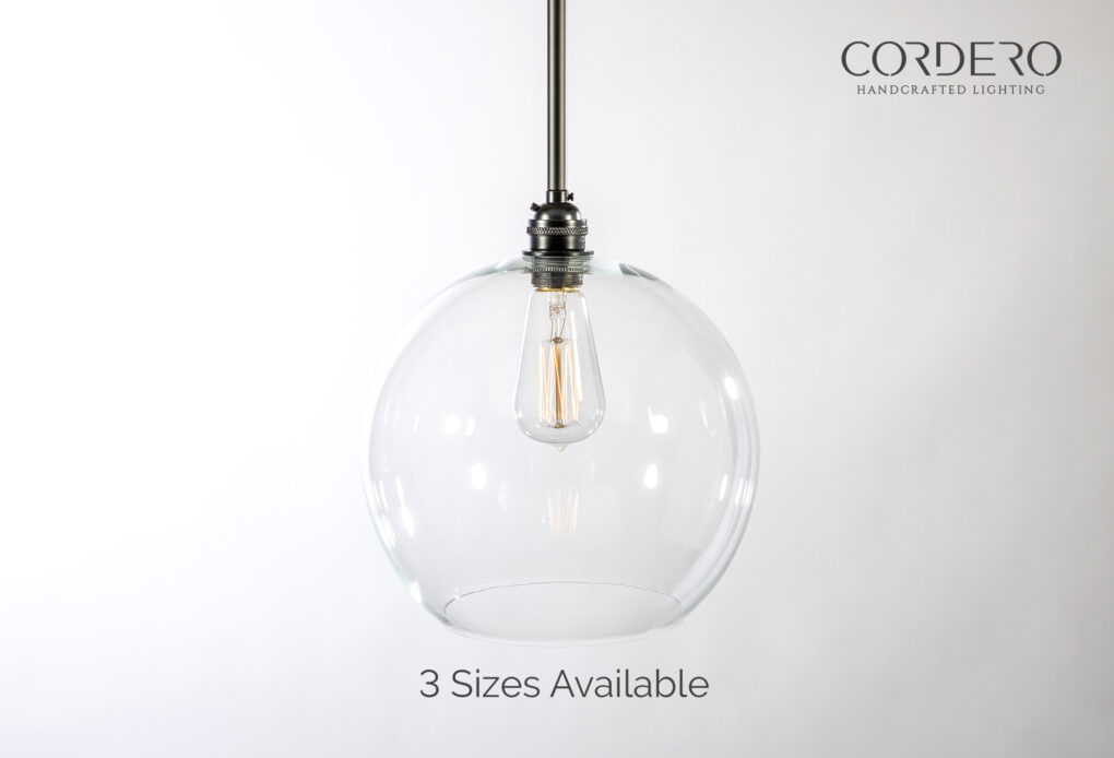 Clear Globe Pendant Light
