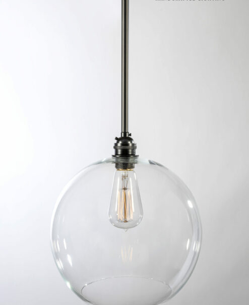 Clear Globe Pendant Light