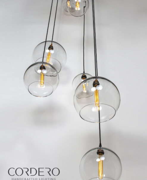 Customizable Globe Chandelier