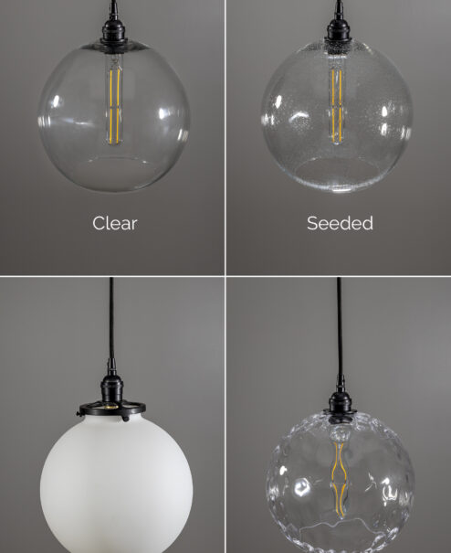 Chandelier Glass Globe Options