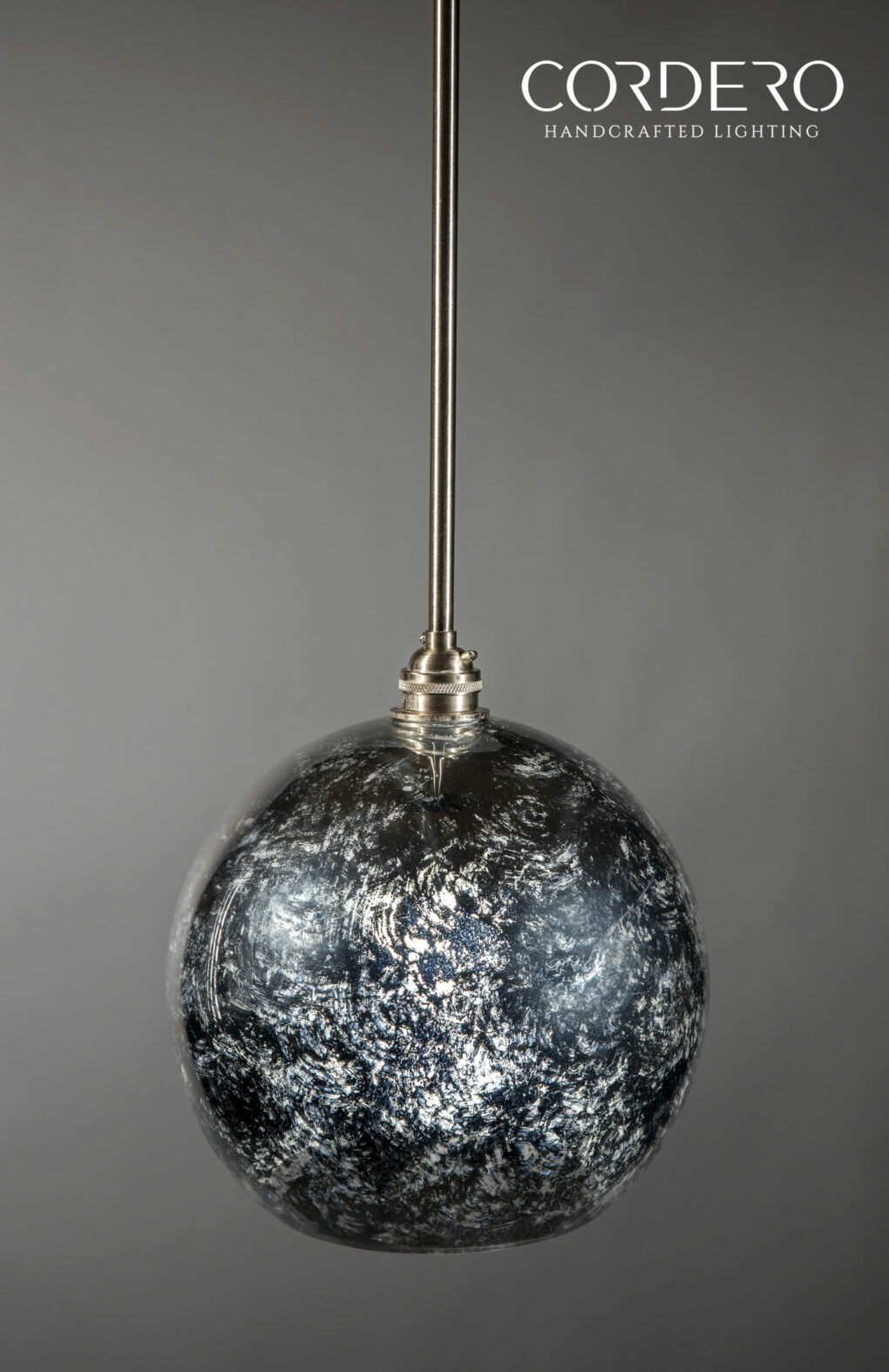 Mercury Glass Globe Pendant
