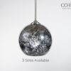 Mercury Glass Globe Pendant