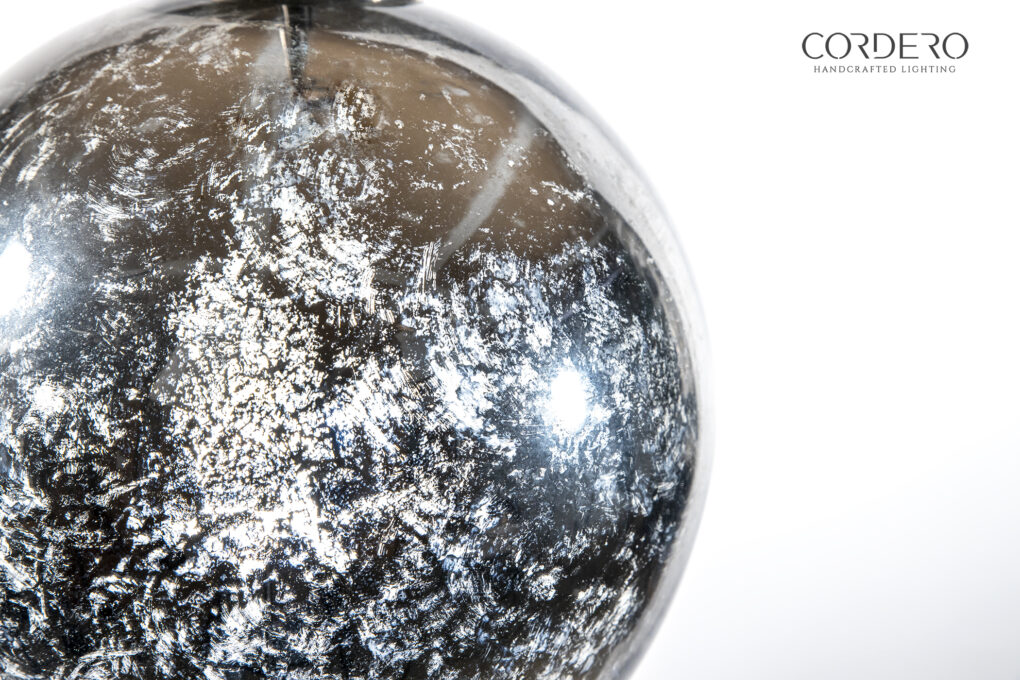 Mercury Glass Globe Pendant