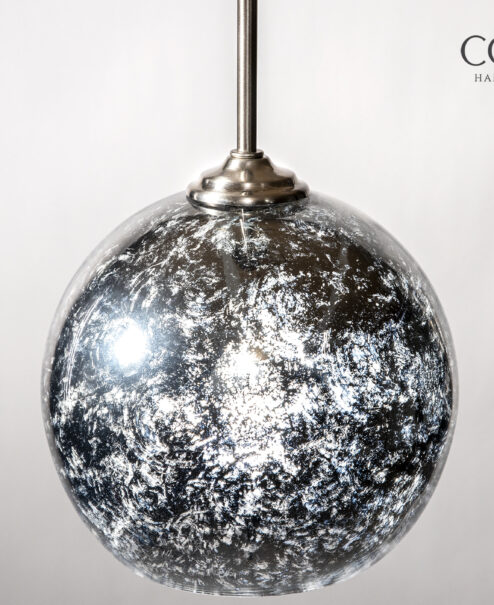 Mercury Glass Globe Pendant