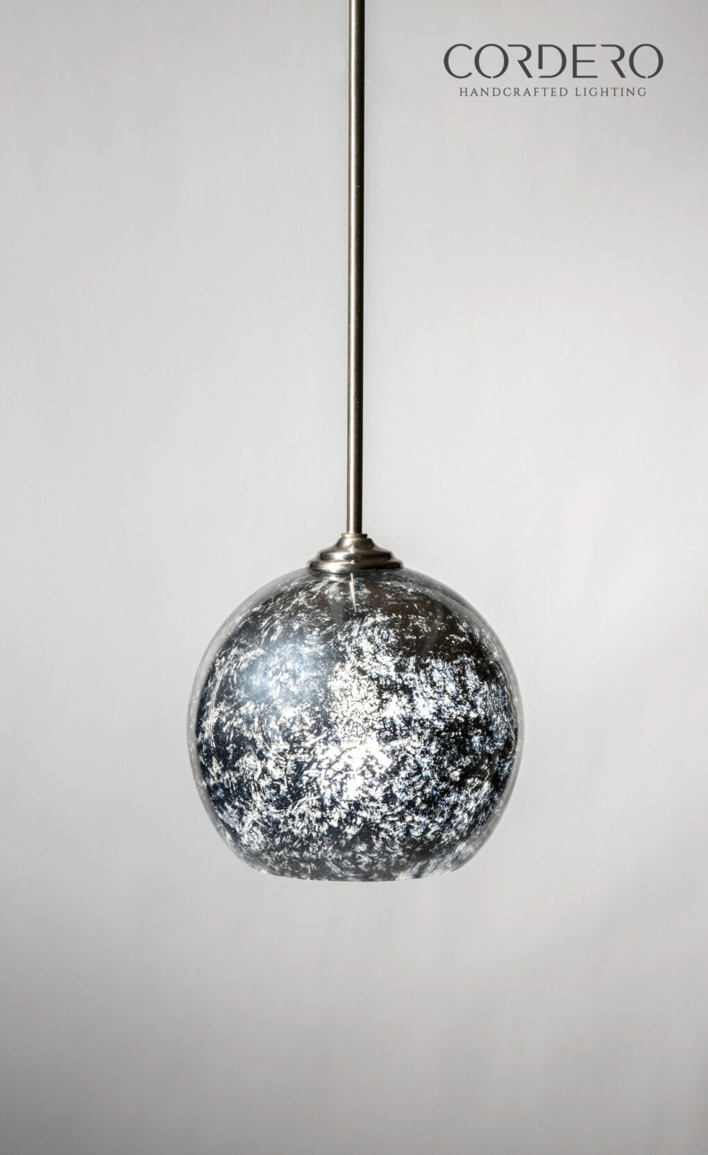 Mercury Glass Globe Pendant