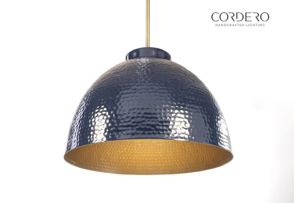 Hammered Navy Dome