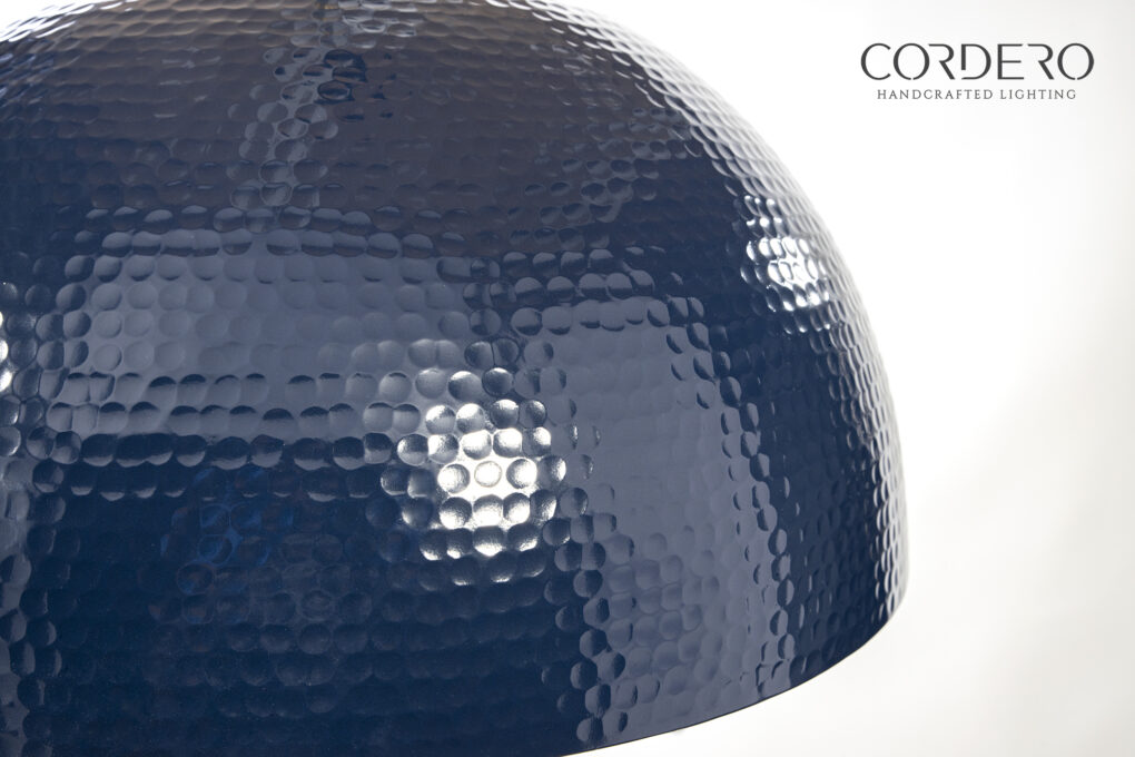 Navy Hammered Texture