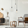 3 Globe Chandelier