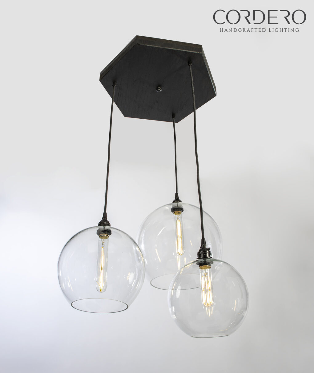 3 Globe Chandelier