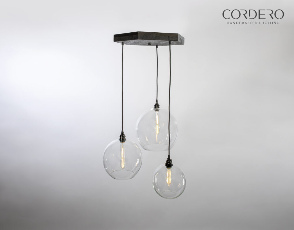 3 Globe Chandelier