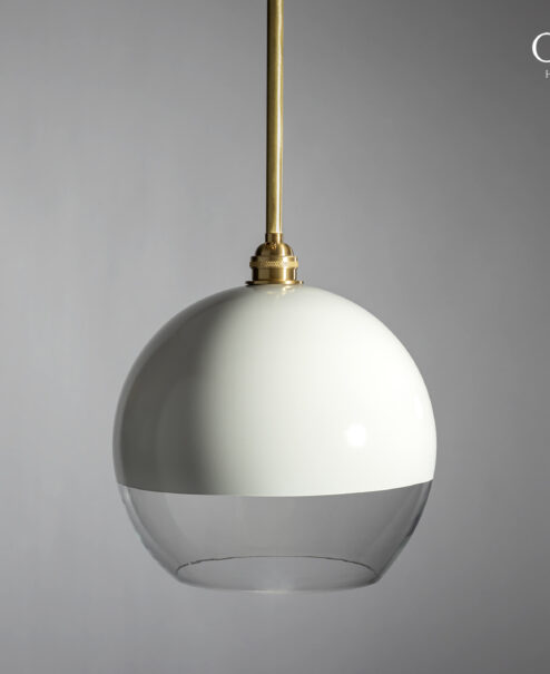 Two-Tone Globe Pendant