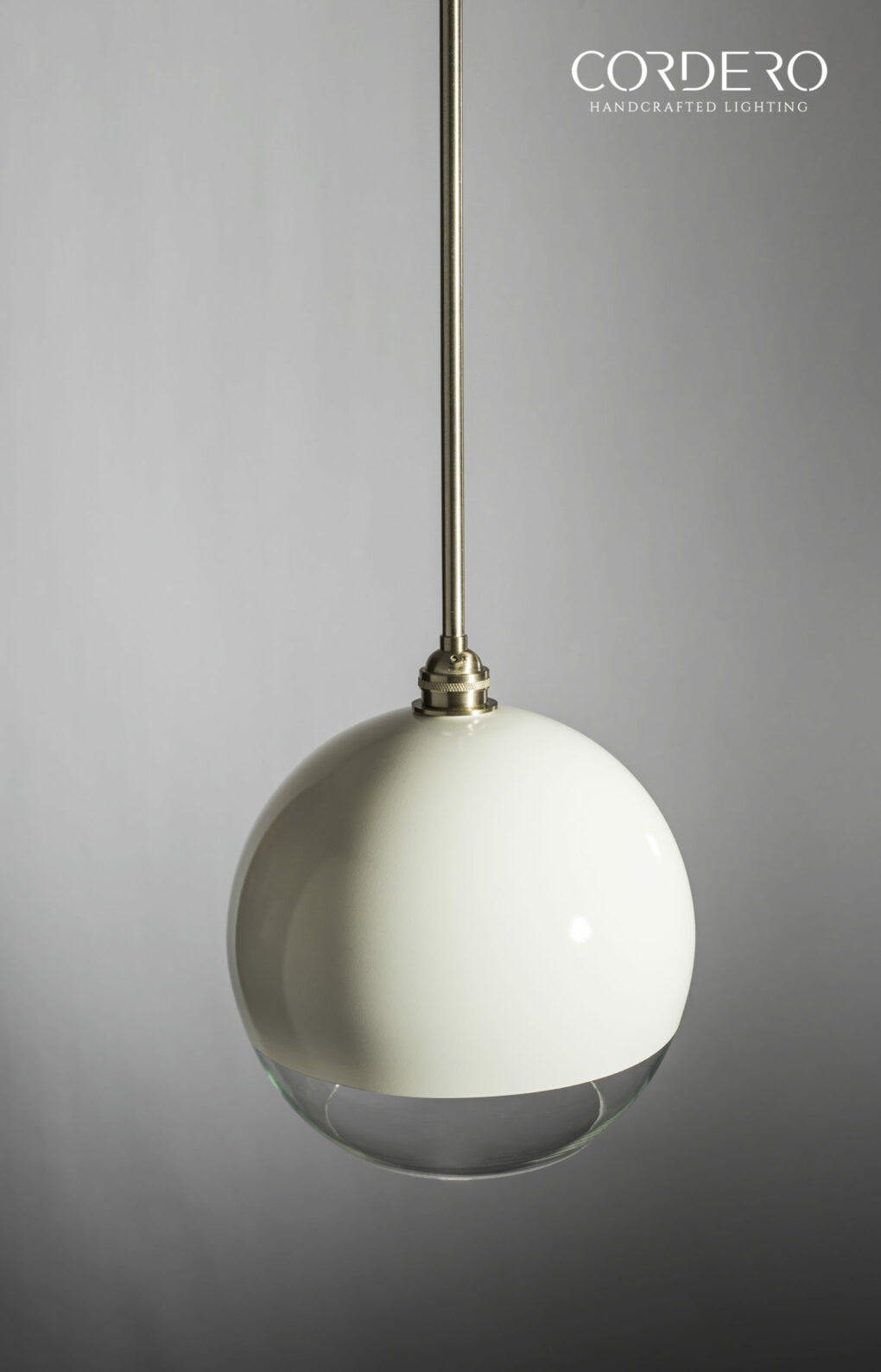 White Glass Globe Pendant