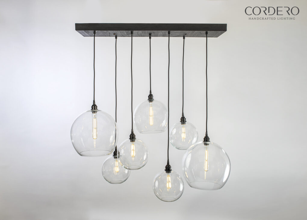 Custom Dining room globe Chandelier