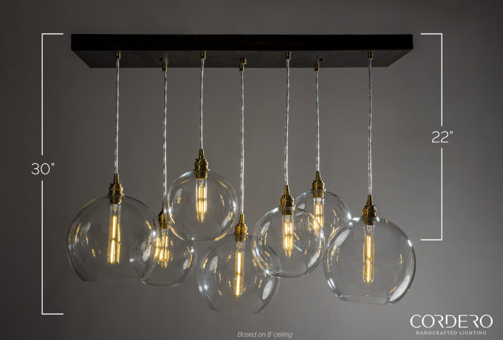 Custom Globe Chandelier