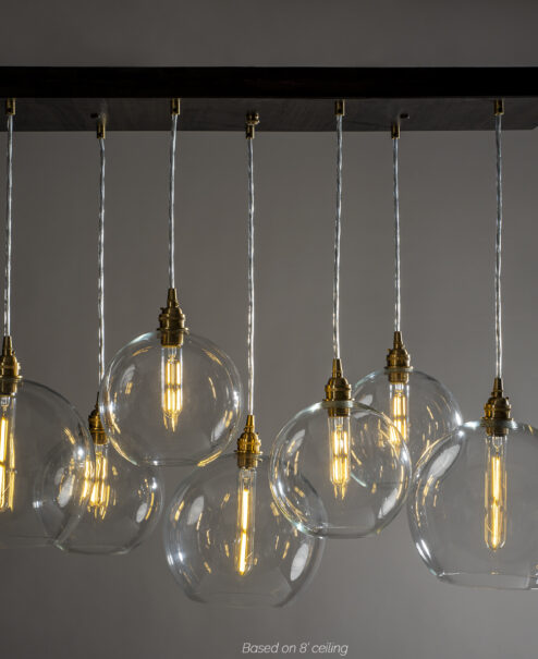 Custom Globe Chandelier