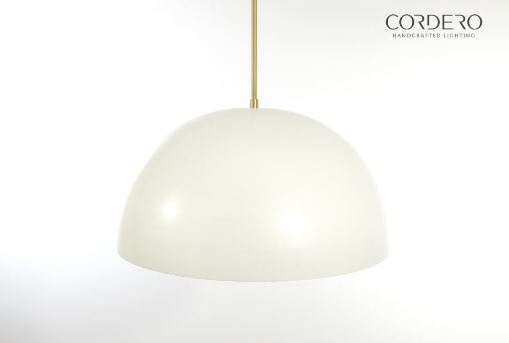 30" Smooth Dome Pendant Light Fixture