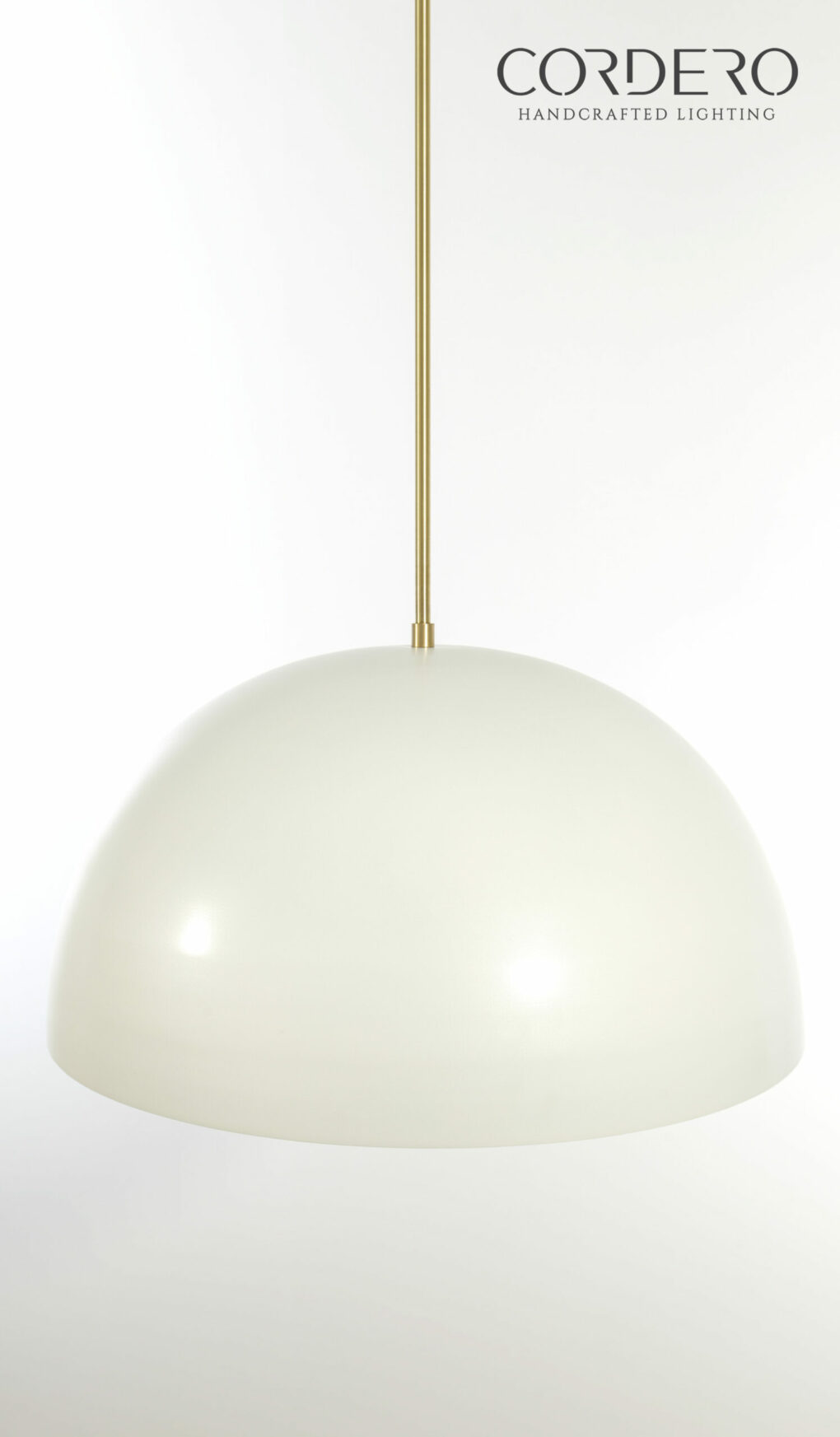 Oversized Smooth Dome Pendant Light Fixture