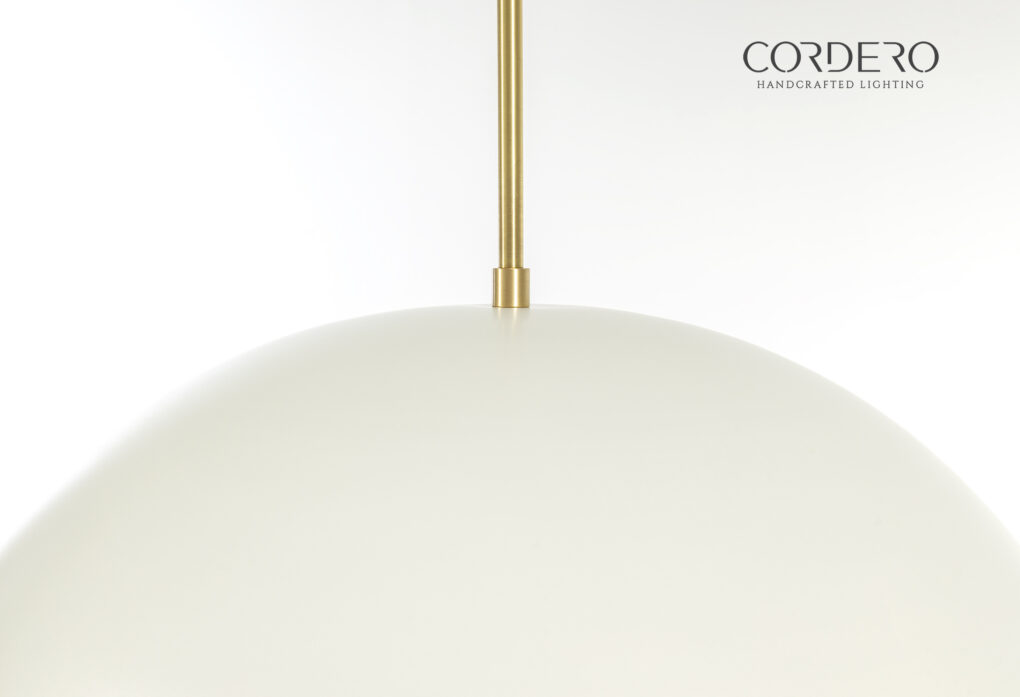 30" Smooth Dome Pendant Light Fixture
