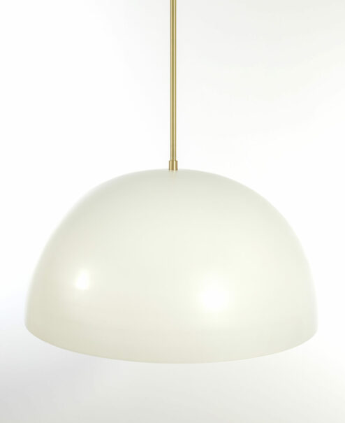 Oversized Smooth Dome Pendant Light Fixture