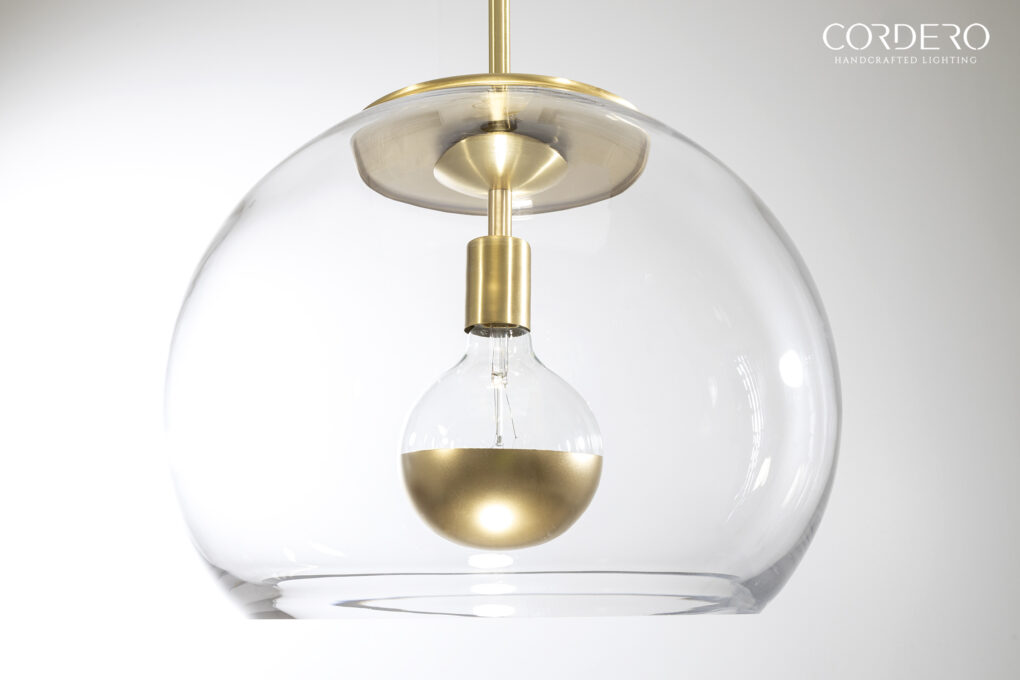 Oversized Glass Globe Pendant Light
