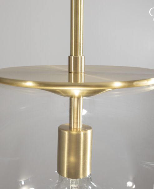 Oversized Glass Globe Pendant Light