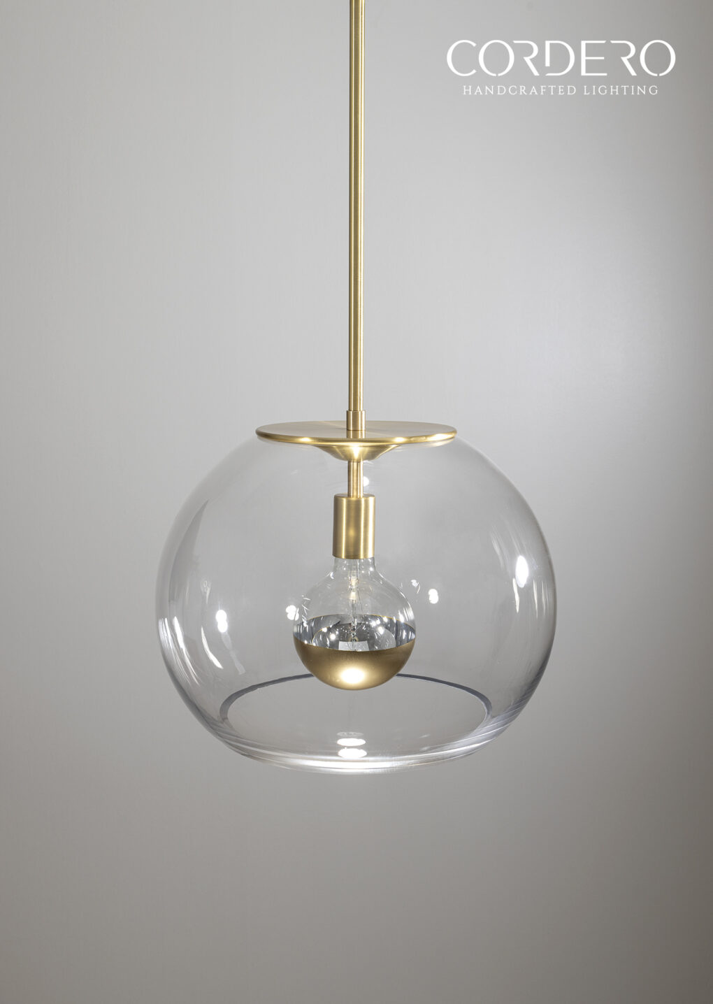 Oversized Glass Globe Pendant Light