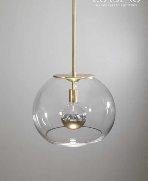 Oversized Glass Globe Pendant Light