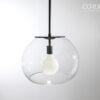 16" Flat Black Valentina Globe