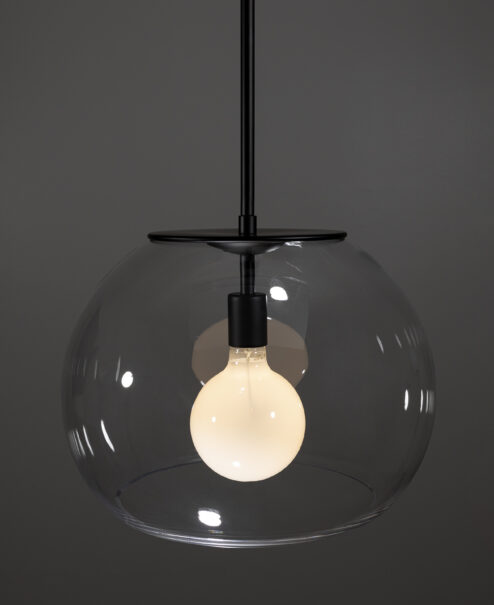 Oversized Glass Globe Pendant
