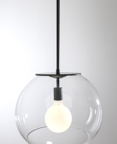 Oversized Glass Globe Pendant