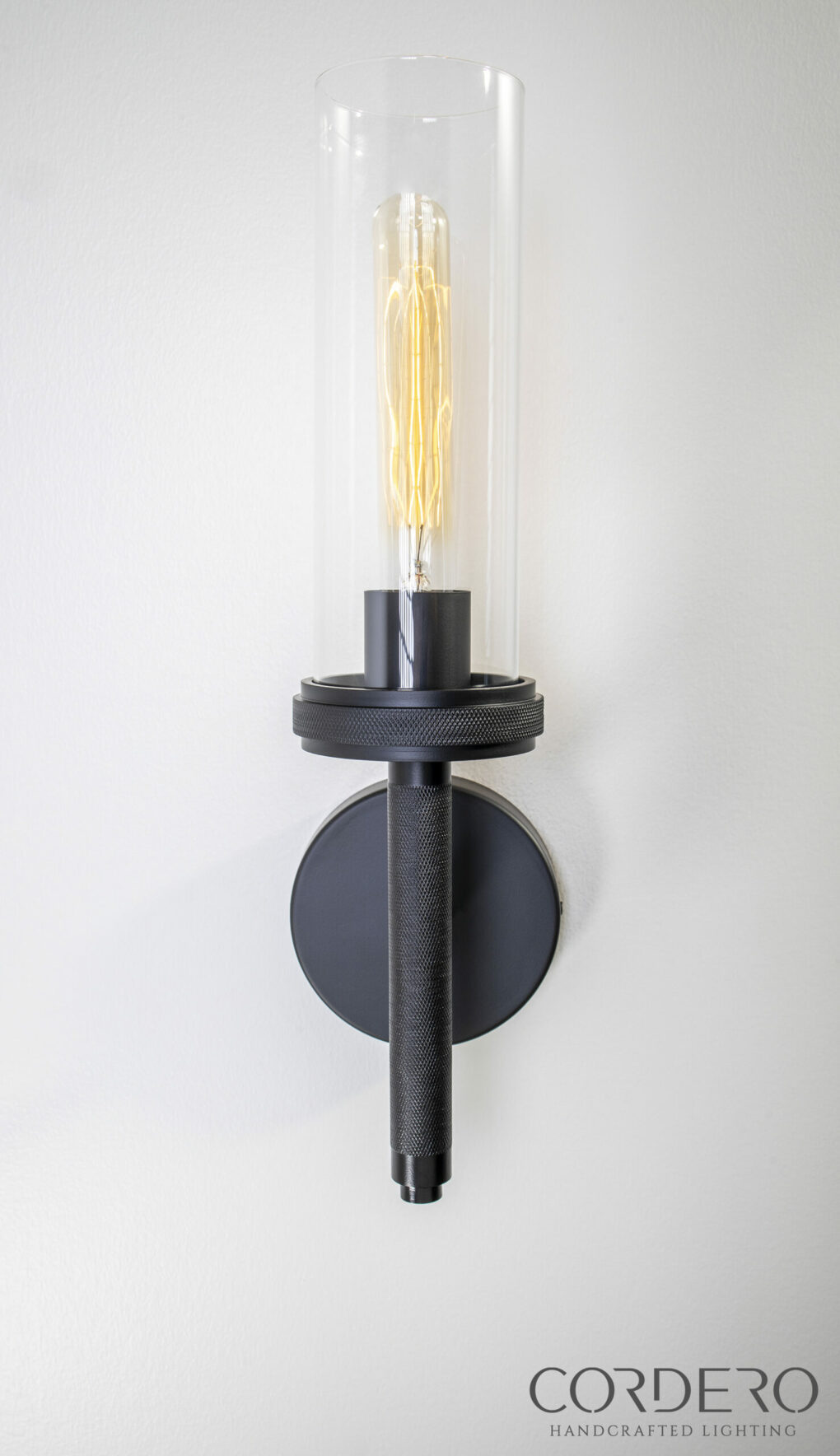 Flat Black Celya Sconce