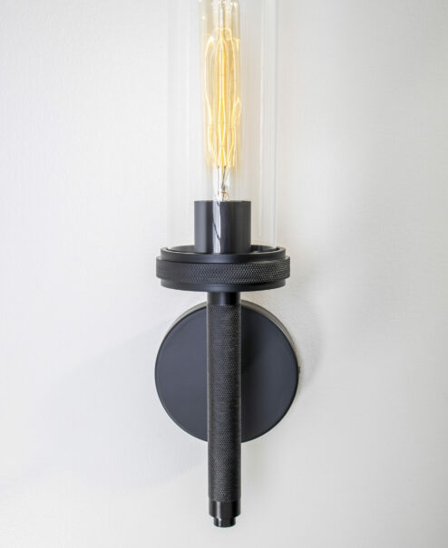 Flat Black Celya Sconce
