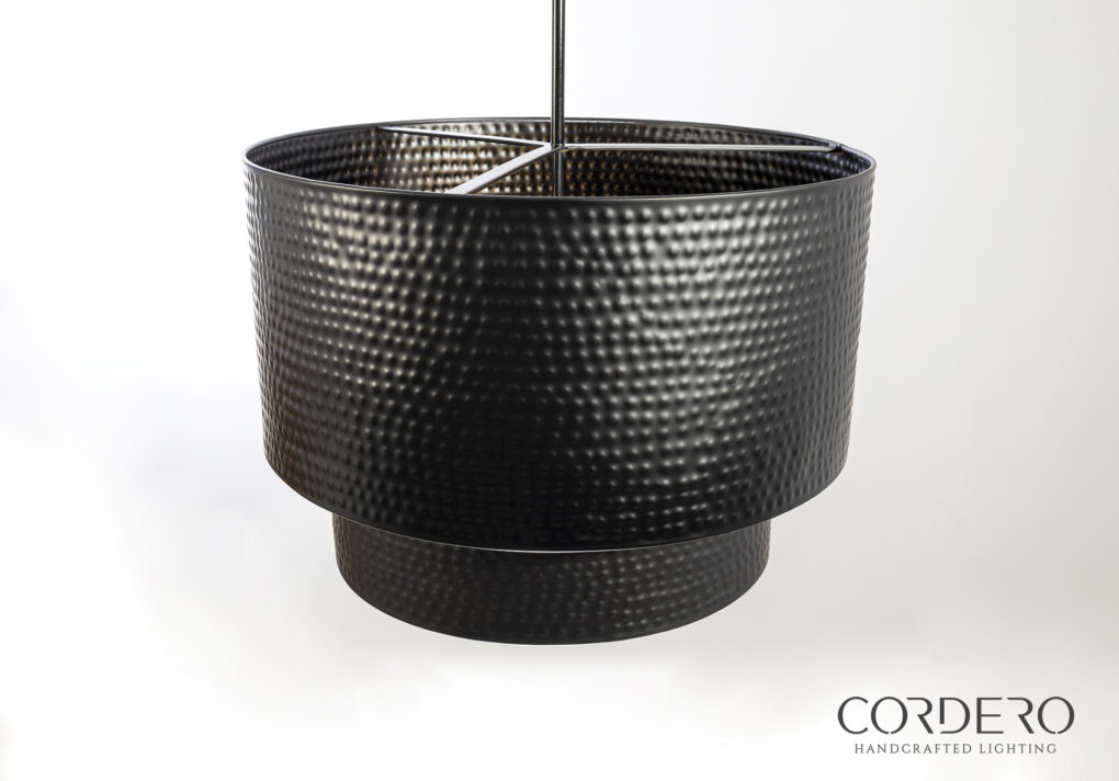 Dakota Hammered Drum Pendant Light Fixture