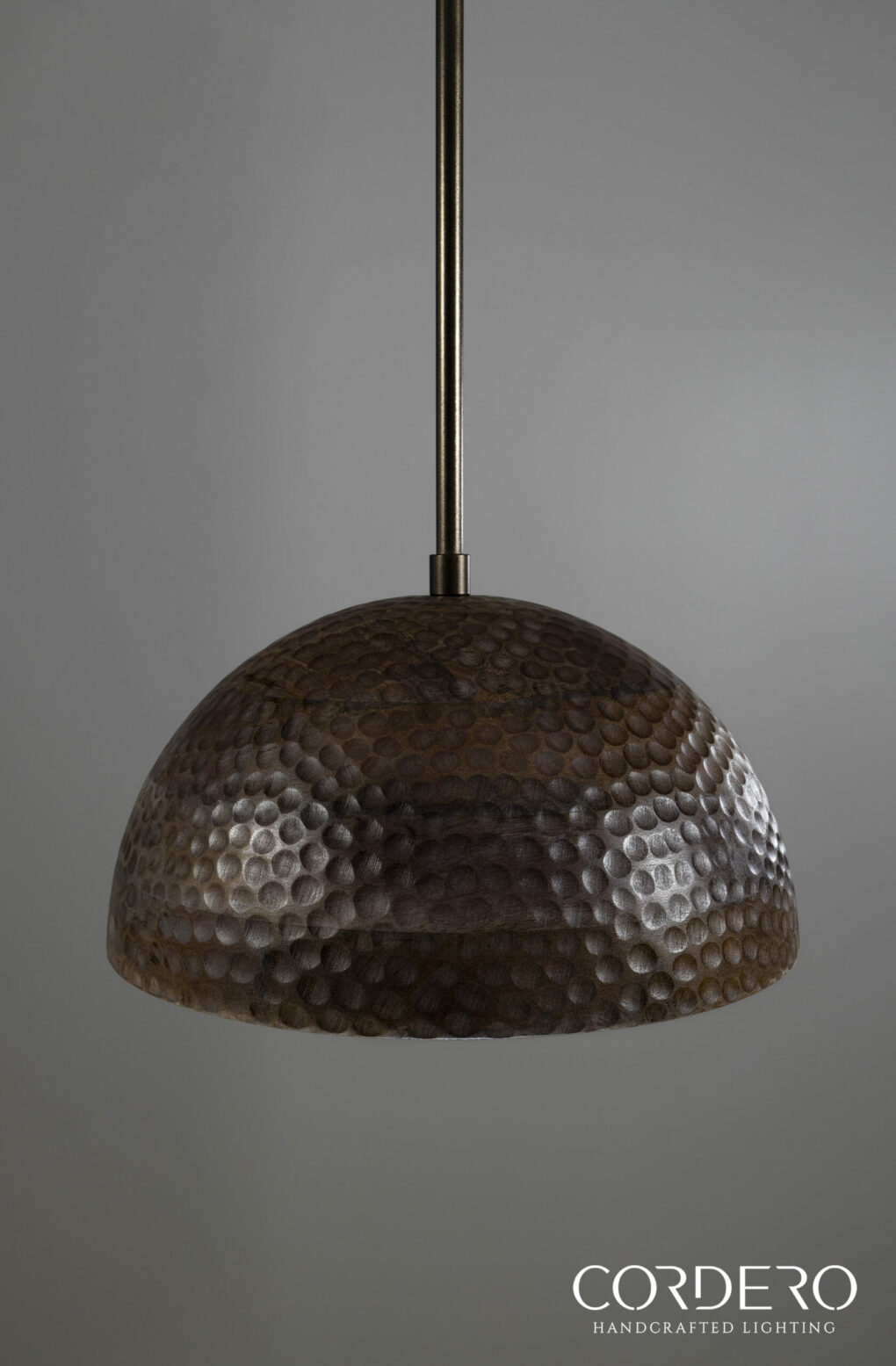 Wooden Dome Pendant Light