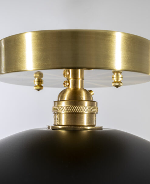 Satin Opal Flush Mount Light