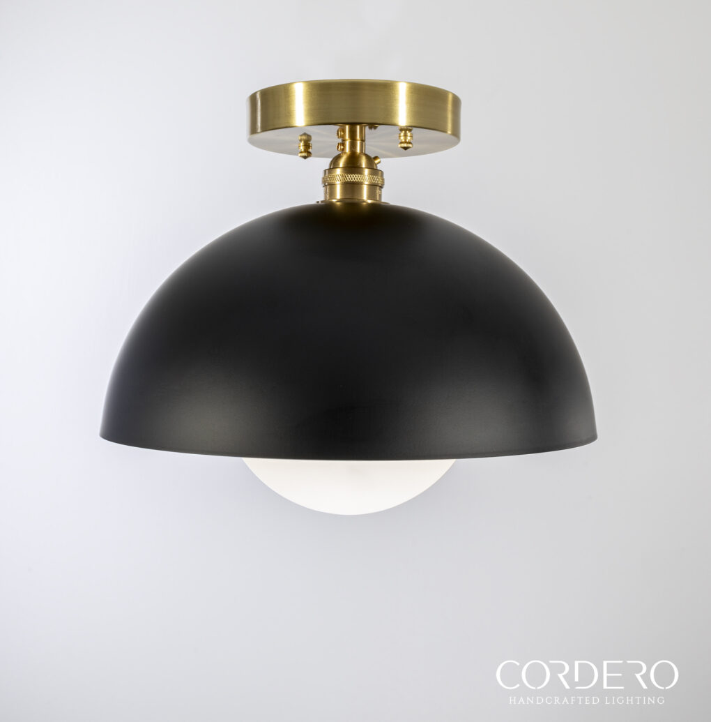 Brushed Brass Flush Mount