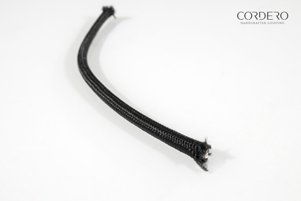 Black Fabric Pendant Cord