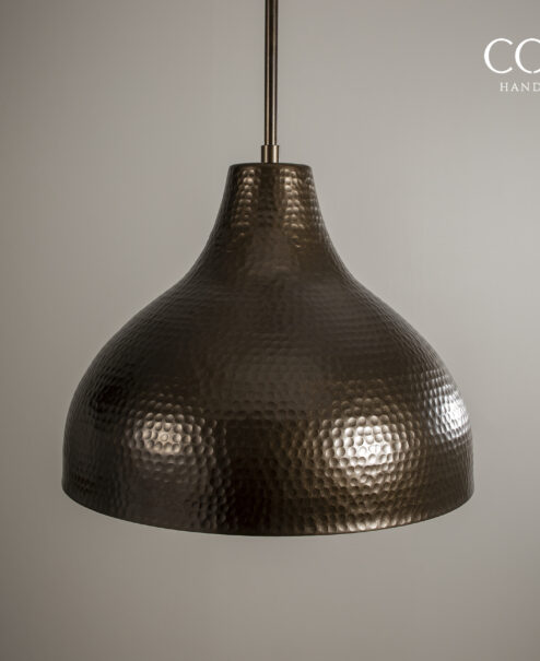 Hammered Light Fixture