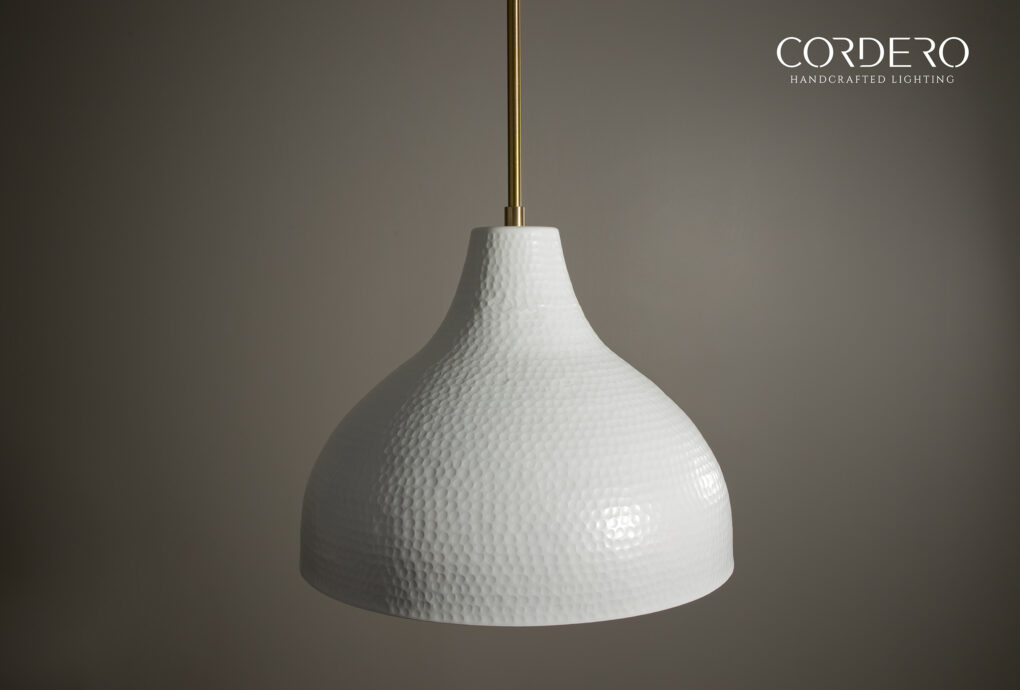 White Hammered Dome Light
