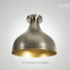 Rylee Hammered Flush Mount-