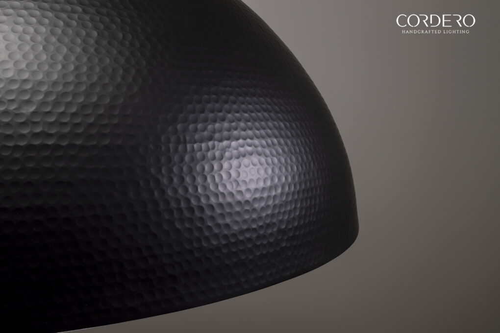 36" Hammered Dome Light