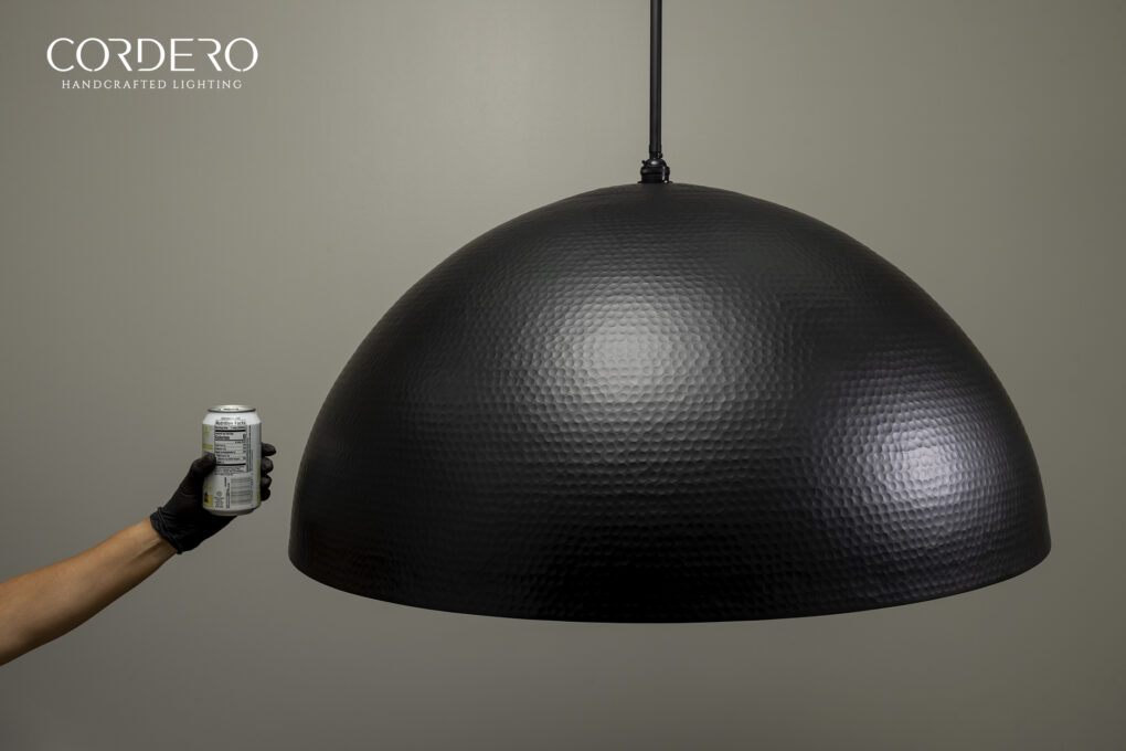 36" Hammered Dome Light