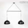 Double Canopy Pendant Light Fixture