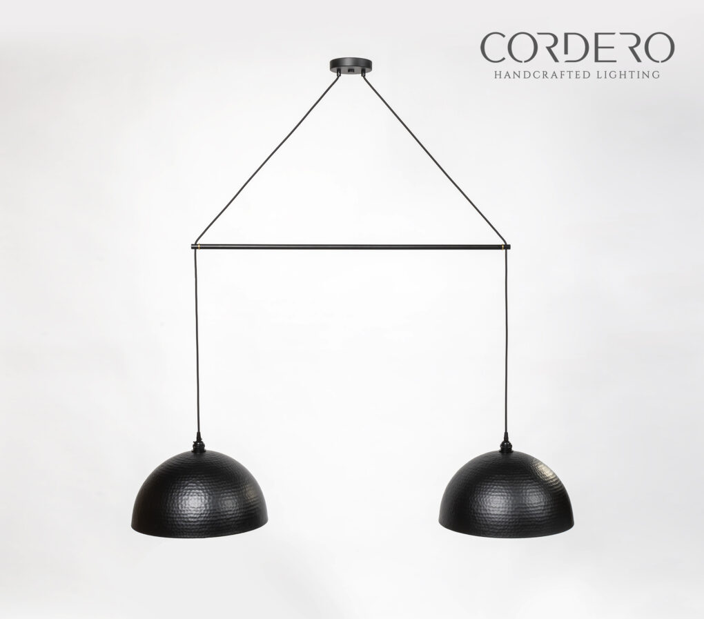 Double Canopy Pendant Light Fixture