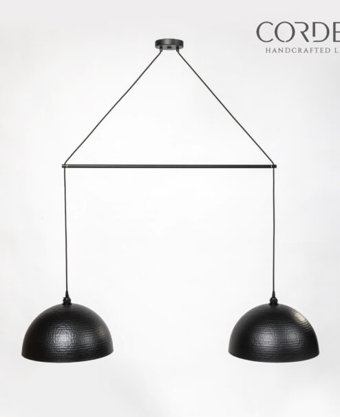 Double Canopy Pendant Light Fixture