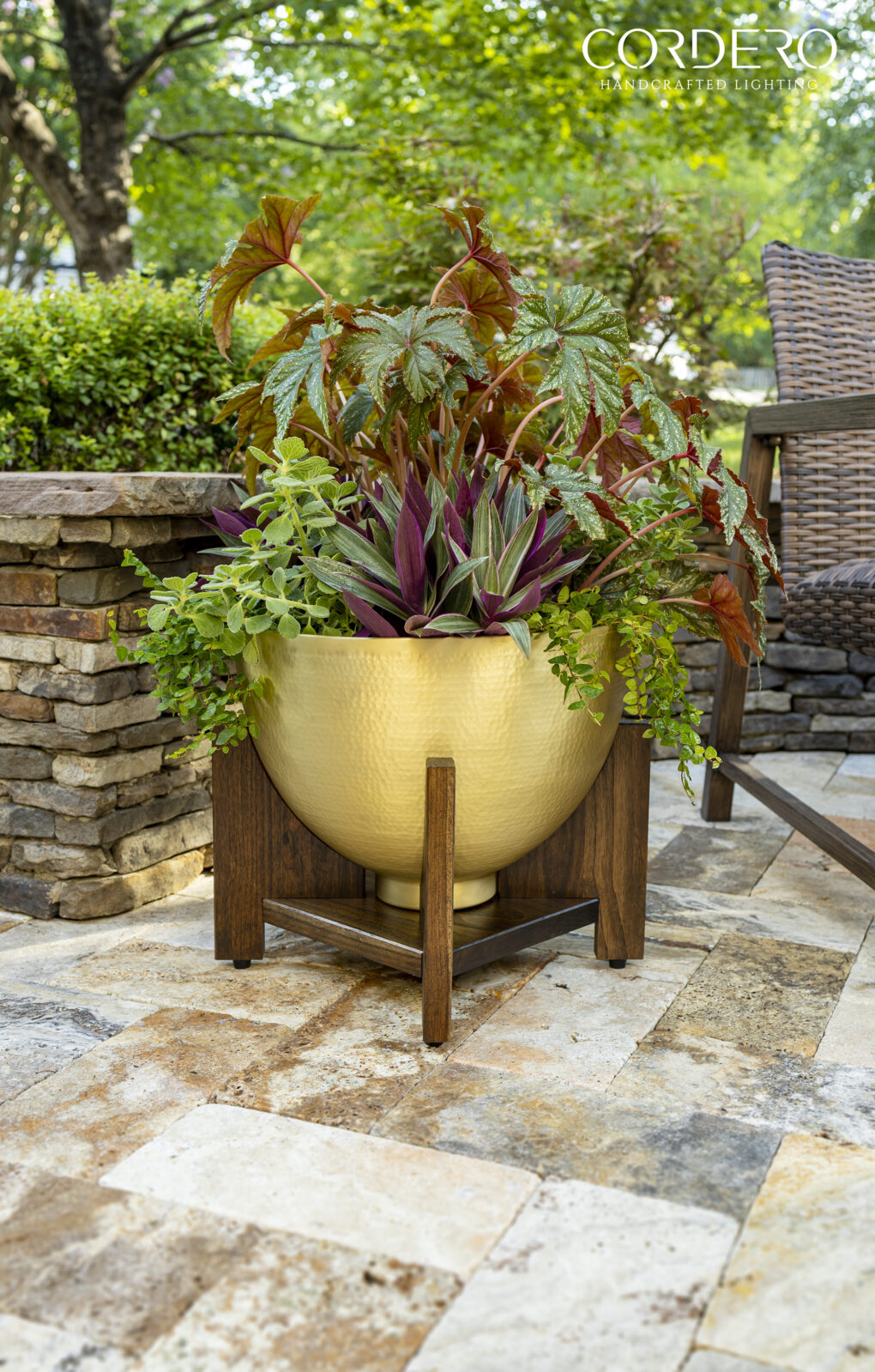 Hammered Dome Planter